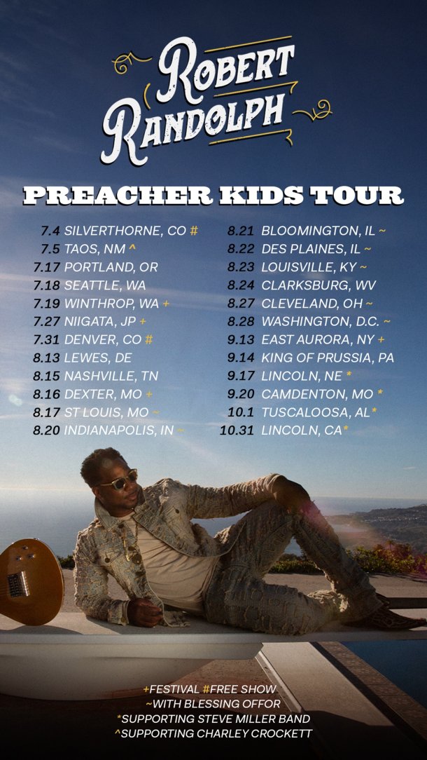 Robert Randolph Announces U.S. Tour in Support of New Album